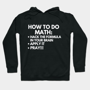 How to do math Hoodie